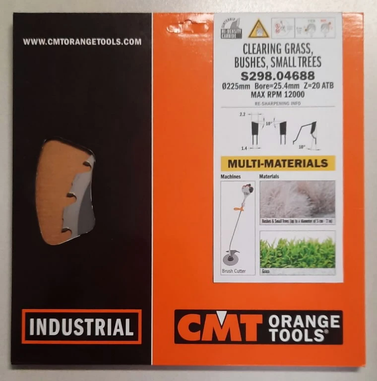 C.M.T Raivaussahanterä Kovapala 225 Mm 4 C.M.T Raivaussahanterä Kovapala 225 Mm - Image 2