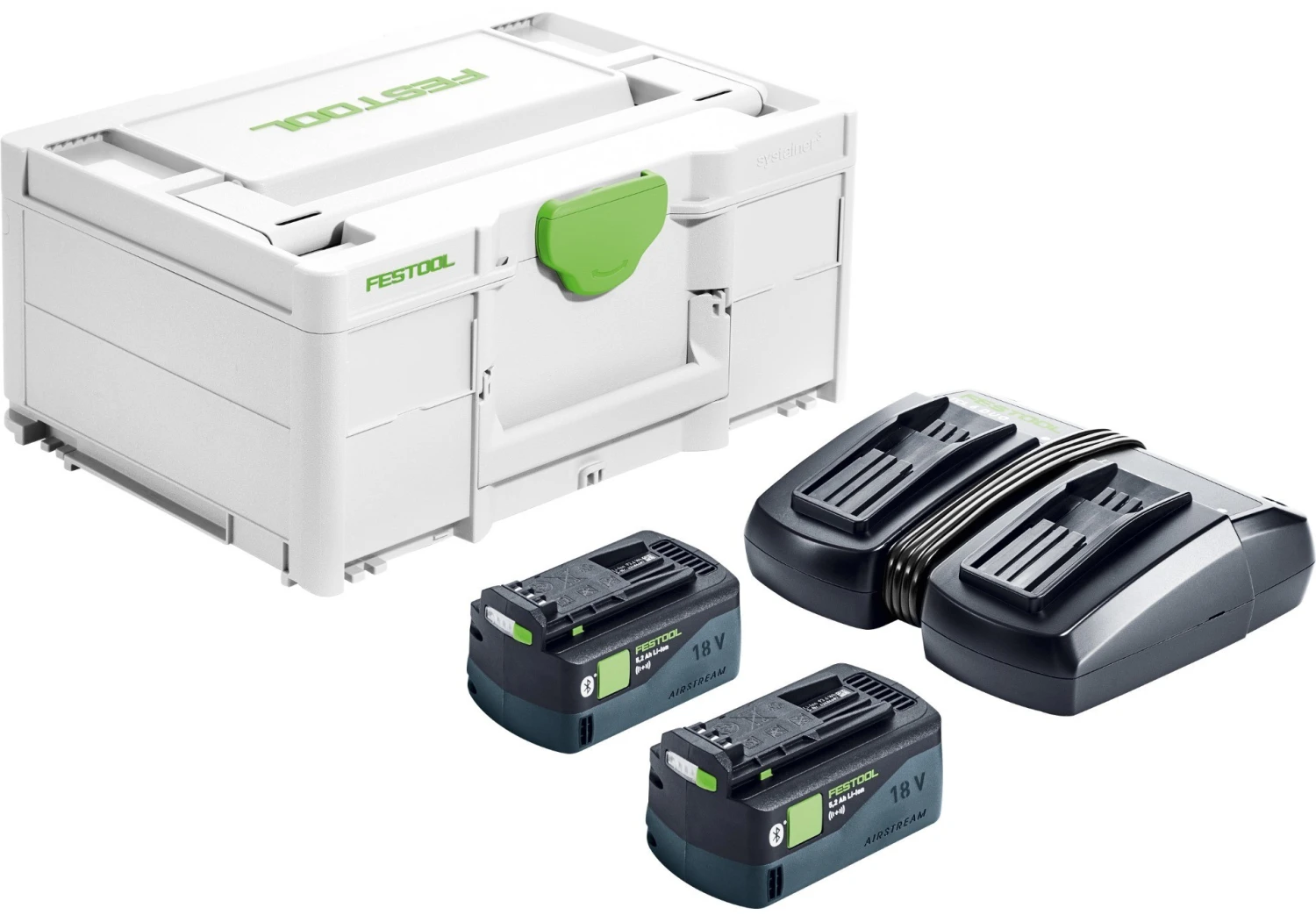 Festool Energiasetti SYS 18V 2x5,0/TCL 6 DUO 3 Festool Energiasetti SYS 18V 2x5,0/TCL 6 DUO