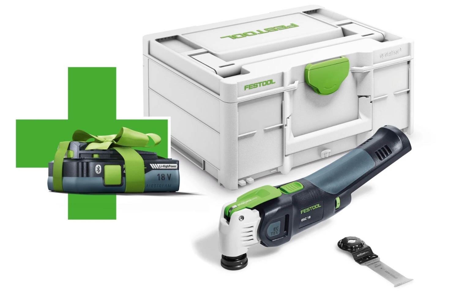 Festool OSC 18 E-Basic-4,0 Akkumonitoimityökalu 3 Festool OSC 18 E-Basic-4,0 Akkumonitoimityökalu