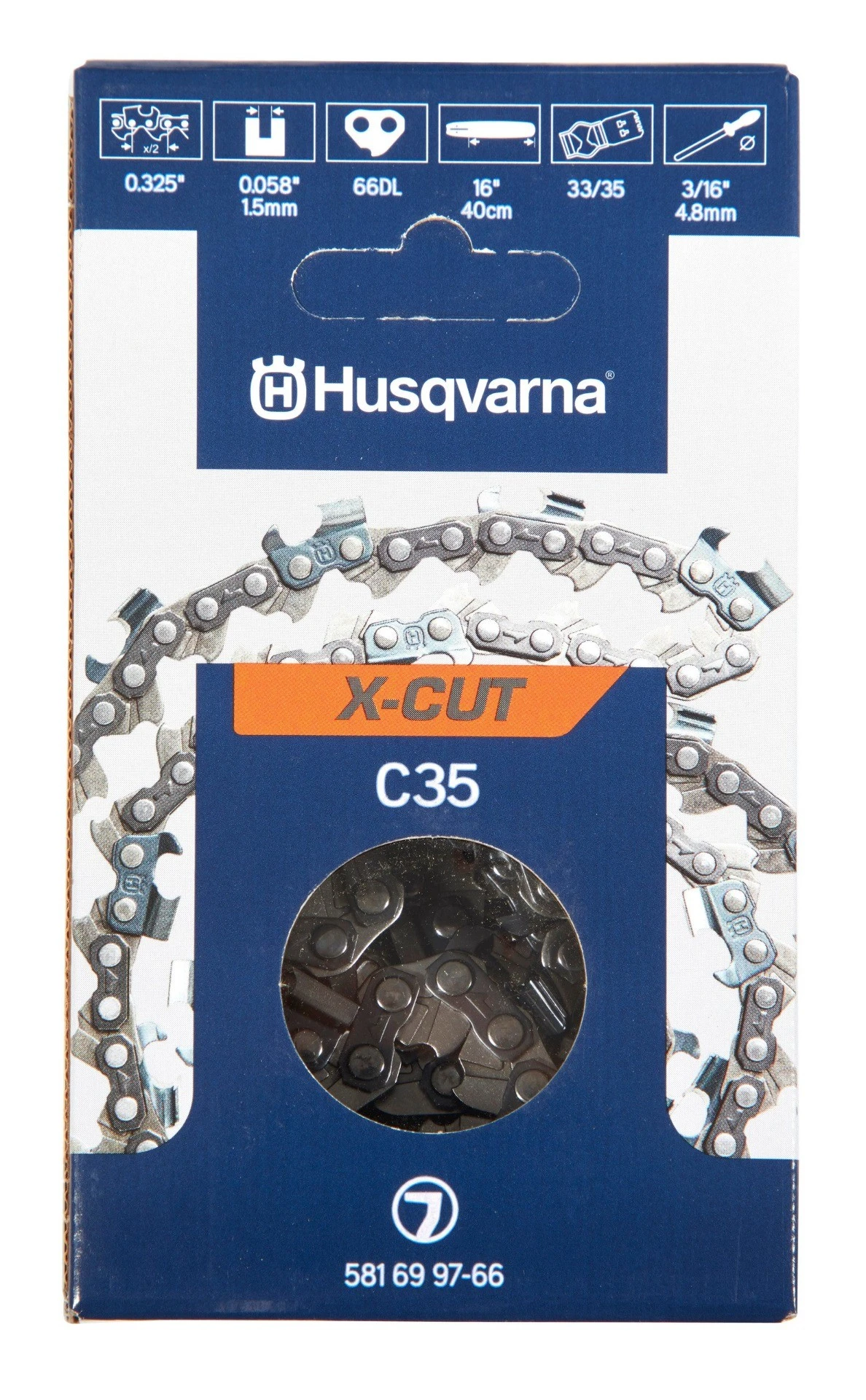 Husqvarna X-Cut C35 Teräketju .325" 1,5 Mm 5 Husqvarna X-Cut C35 Teräketju .325" 1,5 Mm - Image 3