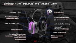 3M Peltor WS Alert XPI+ Kuulonsuojaimet -Uittokalusto Kauppa ws alert xpi 1